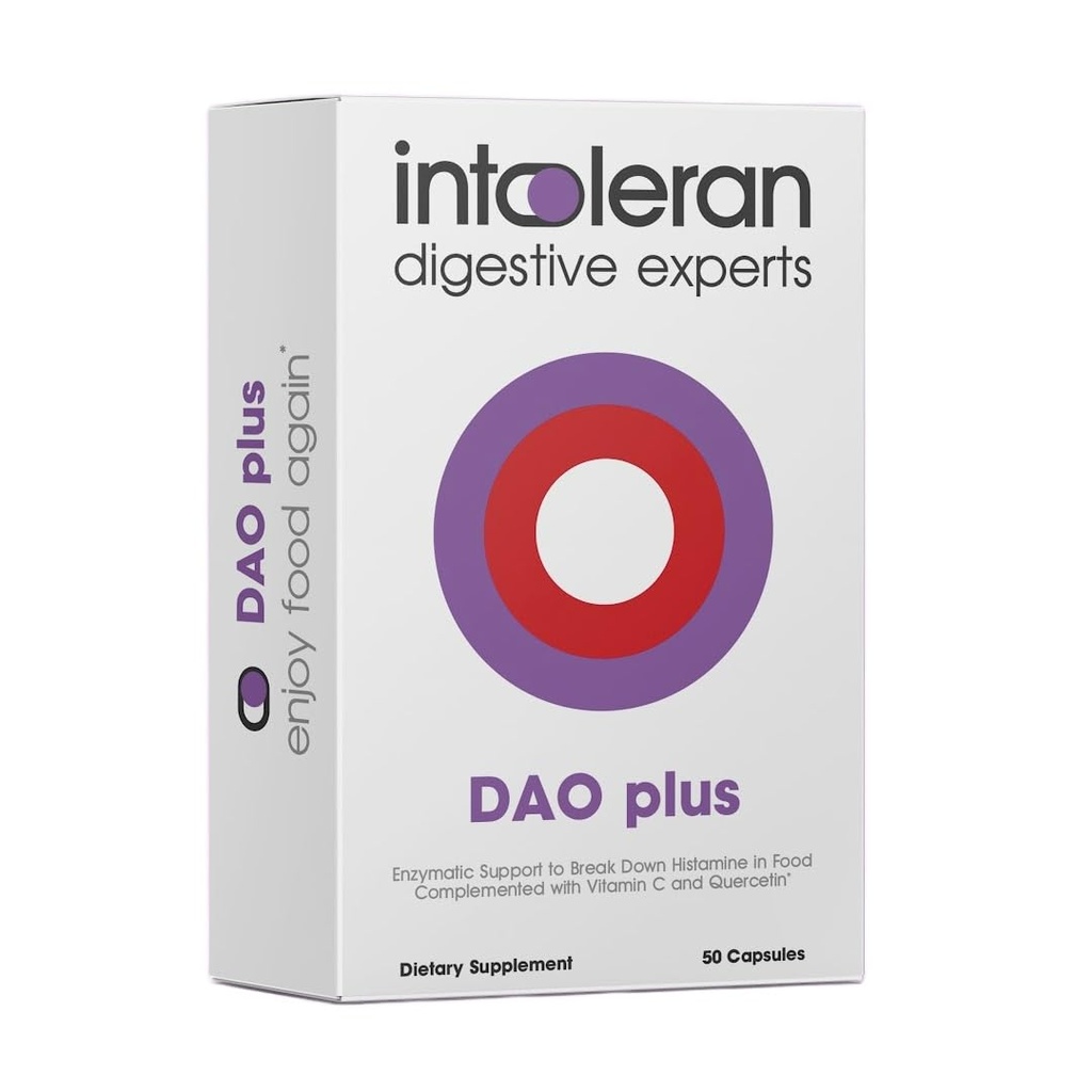 Intoleran DAO Plus Digestive Enzymes - 50 Κάψουλες 