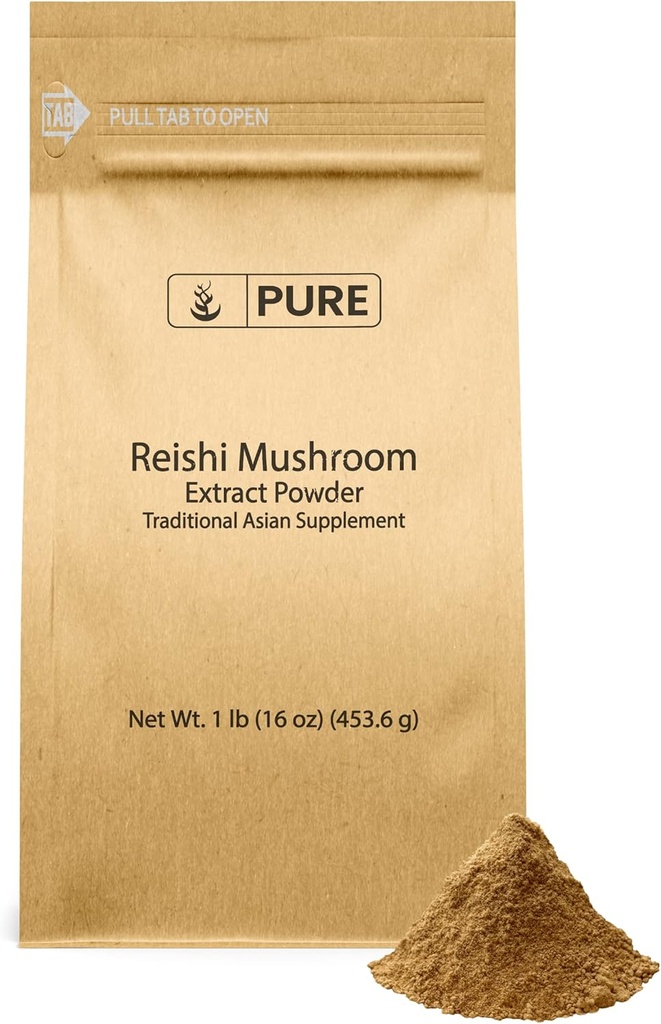 ΑΝΩΤΑΤΑ ΑΡΧΙΚΑ ΣΥΣΤΑΤΙΚΑ Reishi Mushroom (1lb) Lingzhi, Παραδοσιακό Συμπλήρωμα, Μη ΓΤΟ, Εργαστηριακό-εξαερισμένο