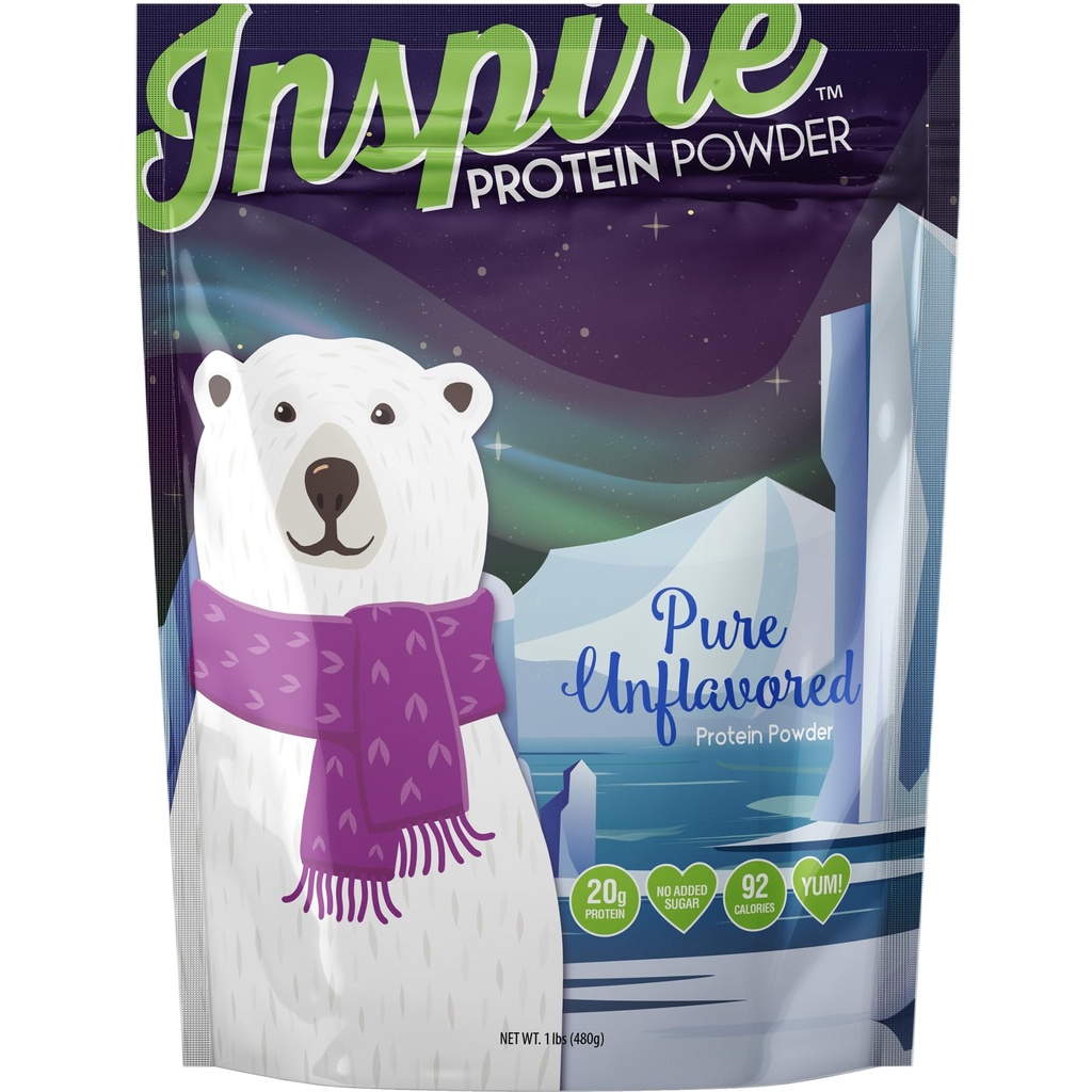 Bariatric Eating Inspire Pure Unflavored 20g Whey Protein Isolate Powder (20 υπηρεσίες)