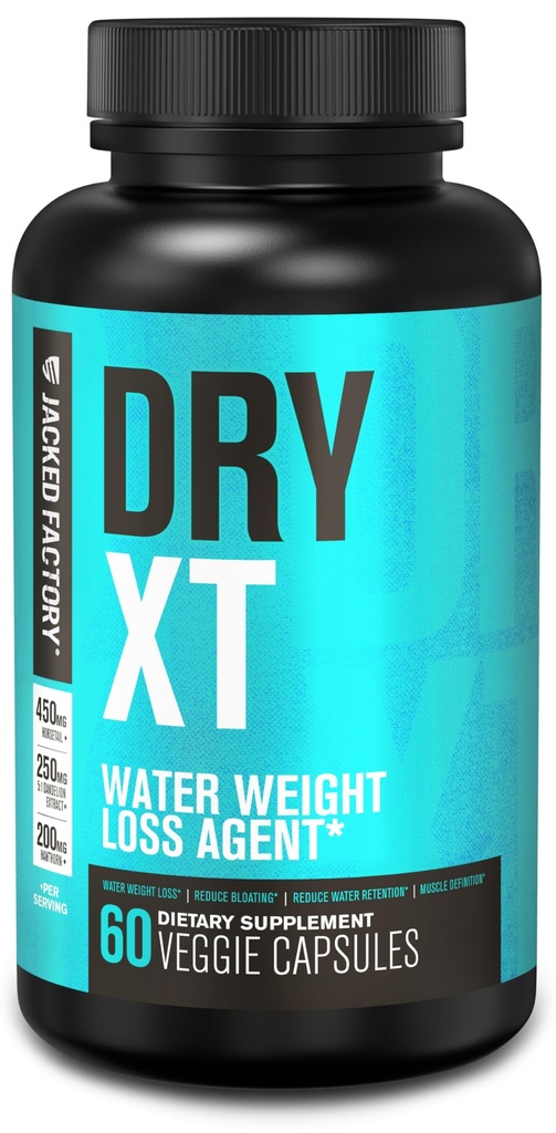 Τζακαρισμένο εργοστάσιο χάπια νερού Dry-XT Diuretic - φυσικό συμπλήρωμα 