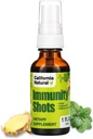 California Natural Immunity Shots 1oz Bottle, Organic Ginger Root, Organo Oil - Ισχυρό & καθαρό ανοσοποιητικό σύστημα Booster - ανοσοποιητικό σύστημα Υποστήριξη & ευεξία Shot (πακέτο του 1)