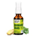 California Natural Immunity Shots 1oz Bottle, Organic Ginger Root, Organo Oil - Ισχυρό & καθαρό ανοσοποιητικό σύστημα Booster - ανοσοποιητικό σύστημα Υποστήριξη & ευεξία Shot (πακέτο του 1)