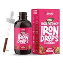 LLORENS PHARMACEUTICAL High Potency Iron Drops for Women, 20mg Elemental Iron (Polysaccharide Complex) per 1mL, Gentle on Stomach, Vegan, Natural Sweeteners (Berry Daiquiri, 4 Fl Oz)