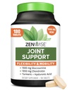 Zenwise Health Joint Support Supplement with Glucosamine Chondroitin MSM, Curcumin & Sulfate - Κοινή Υγεία για γυναίκες & άνδρες - Κινητικότητα & Ευελιξία Υποστήριξη για το γόνατο, Cartilage & Bone - 180 Κόμη