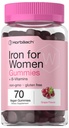 Horbäach Iron Gummies για γυναίκες 