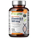 biophix Βιταμίνη K2 MK-7 300mcg, 120 Κάψουλες Vegan – Συμπλήρωμα υψηλής ισχύος για την Οστική Δύναμη και την Ανοσολογική Υγεία