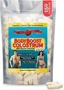BodyBoost Colostrum Κάψουλες, 100% Bovine Colostrum Κόνις, ανοσοενισχυτικό συμπλήρωμα με ανοσοσφαιρίνη & Lactoferrin, Super Food for Gut Health, Diverse Intake, 150 Κάψουλες