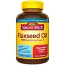 Nature Made Flaxseed Oil 1000 mg, Fish Free Omega 3 συμπλήρωμα, συμπλήρωμα διατροφής για την υποστήριξη της υγείας της καρδιάς, 100 Softgels, 100 ημέρες προσφοράς