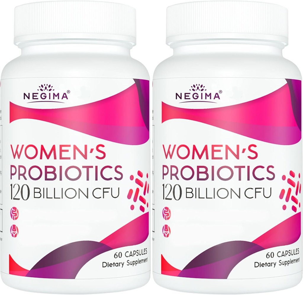 Συμπληρώματα εμμηνόπαυσης Negima για γυναίκες, 120 δισεκατομμύρια CFUs Προβιοτικά για γυναίκες, 13-in-1 Βότανα & Βοτανικά Σύμπλεγμα, για ορμονική εμμηνόπαυση, Hot Flashes, Νυχτερινές Ιδρώσεις, Mood Swings, Ύπνος - 120 κάψουλες