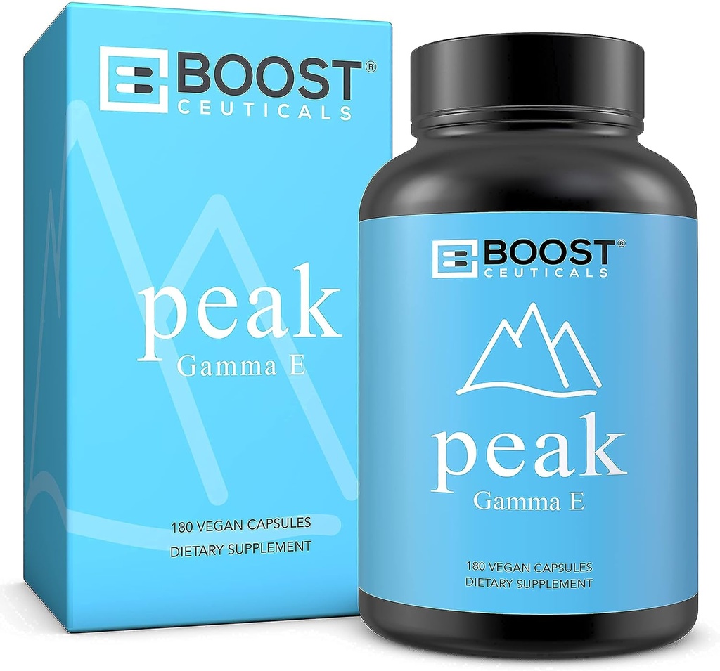 BoostCeuticals Δημοφιλή μαζί Βιταμίνη e 400 IU Gamma E Μικτές τοκοφερόλες CoQ10 200mg 270 Vegan Bundle Όχι Πρόσθετα Χωρίς Γλουτένη Μη Γλουτένη Αμιγής Φυσική Βιταμίνη e Co Q 10 Συμπλήρωμα Καψάκια Βιοπερίνης