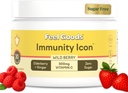 Νιώσε τα καλά Εικονίδιο ανοσίας, Zero Ζάχαρη, Βιταμίνη C, A, B, D, E & Zinc, Organic Elderberry, Ashwagandha, Drink Mix Powder, Vegan, Non GMO, Caffeine & Gluten Free 