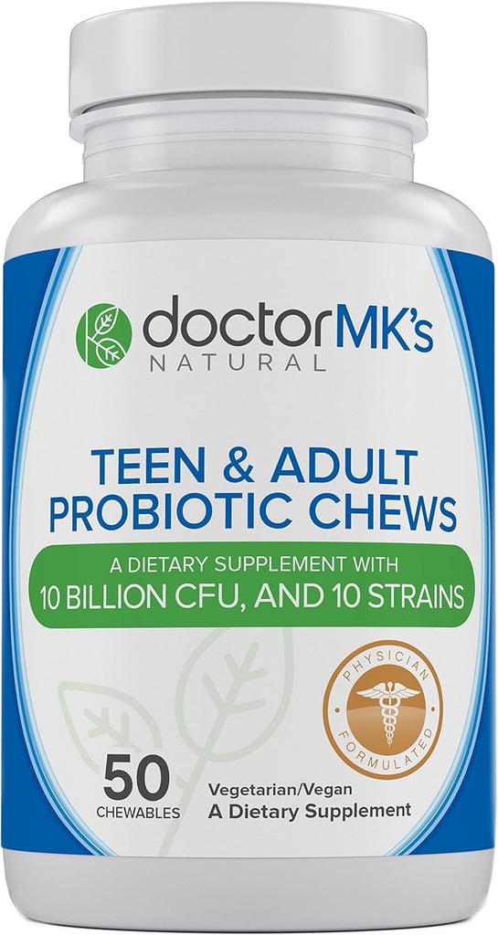 Προβιοτικά Teen/Adult Chewable by Doctor MK's®, Χωρίς ζάχαρη