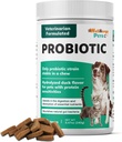 Wellnergy Daily Probiotic & Prebiotics Soft Chew for Dogs & Cats - Digestive Υποστήριξη για Διάρροια, Δυσκοιλιότητα, Αναταράσσεται Στομάχι, Δυσπεψία & Αέριο - Βοηθά στην Πέψη, Αλλεργία Δέρμα & Ανοσοποιητική Υγεία 160ct