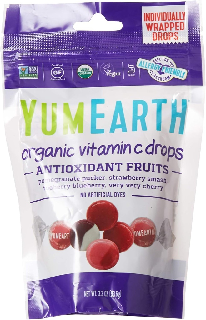 Νόστιμη Γη Βιολογική Βιταμίνη C Σταγόνα Αντιοξειδωτικά, 3.3 Ουγγιά