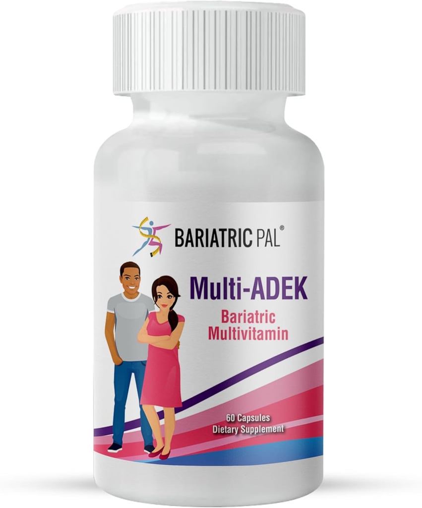 BariatricPal Πολυ-ADEK Βαριατρική Πολυβιταμίνες Κάψουλες (60 κόμης)