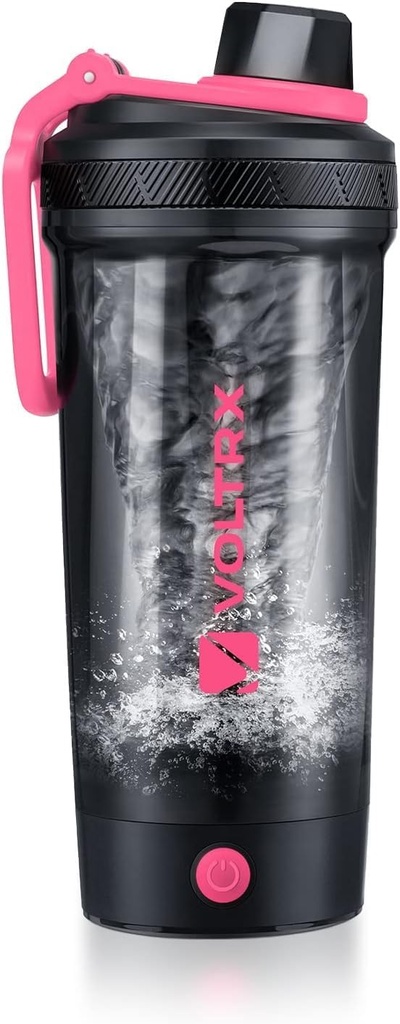 VOLTRX Shakeer μπουκάλι, Gallium USB C επαναφορτιζόμενη ηλεκτρική πρωτεΐνη Shake Mixer, Shakeer Cups για την πρωτεΐνη Shakes και την αντικατάσταση γεύματος Shakes, BPA δωρεάν, Κατασκευασμένο με Tritan, 24oz