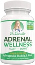 Adrenal Wellness Ashwagandha & More - Οργανικό μυαλό, υποστήριξη σώματος από τον Δρ Danielle, 120 κάψουλες