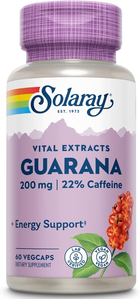 SOLARAY Guarana Seed Extract 300mg 