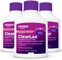 Basic Care ClearLax, Πολυαιθυλενογλυκόλη 3350 Κόνις για Λύση, Οσμωτική Λάξευση, Άγευστη, 1, 11 λίβρα (πακέτο των 3)