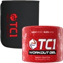 TC1 Sweat More Bundle Includes Regular Size Sweat Belt and Topical Sweat Gel Workout Enhancer with Capsaicin
