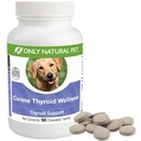Μόνο φυσικό κατοικίδιο ζώο κυνόδοντα Thyroid Wellness Supplment για σκύλους - 90 Μασώμενα δισκία