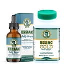 Essiac Power Bundle Tea Daily Drops Gold w/AHCC Mushroom Extract! 