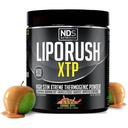 LIPORUSH NDS Nutrition XTP Thermogenic Fat Burner with L-Carnitine - Energy, Focus, and Appetite Control - Extreme Thermogenic Fat Burning Powder Weight Loss - Caramel Apple (45 Servings)