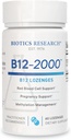 Biotics Research B12-2000TM Βιταμίνη B12 2000 mcg, B6, Folate–B12 Υπογλώσσια Lozenges, Συμπληρώματα Υποστήριξης μεθυλίωσης, Υψηλή Ικανότητα, Εξαιρετικά Απορροφήσιμη, Φυσική, Berry Γεύση, Διαλύει Εύκολα–60 Count