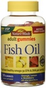 Nature Made Fish Oil Adult Gummies - Πορτοκαλί λεμόνι & μπανάνα φράουλα 90 Ct, συσκευασία των 2