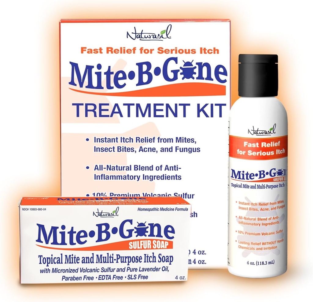 Mite θεραπεία Lotion & σαπούνι από Mite-B-Gone 