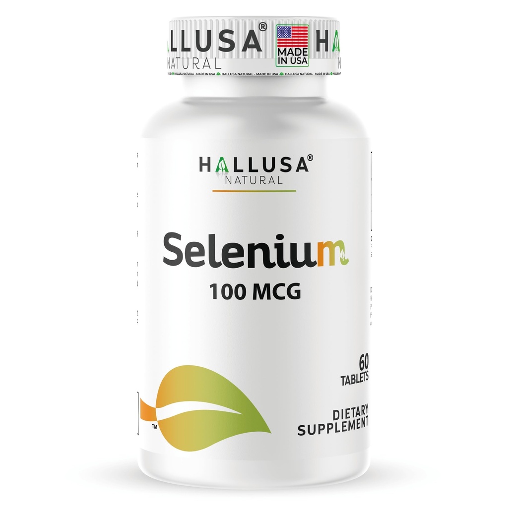 Hallusa Natural – Σελήνιο 60 δισκία, αντιοξειδωτικό και ανοσοποιητική υποστήριξη, Καρδιά Υγεία – 60 ημέρες προσφοράς