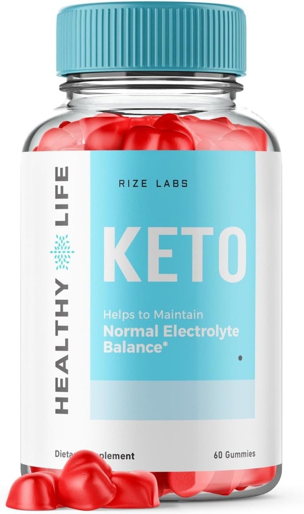 rize labs - Υγιεινή ζωή Keto ACV Gummies - Προηγμένη απώλεια βάρους - Αδυσώπητη διατροφή λίπους κοιλιά - Βοηθά στη διατήρηση της φυσιολογικής ισορροπίας ηλεκτρολυτών (60 Gummies)