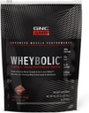 GNC AMP Ουροβολική Κλινικά Αποδεδειγμένη Πρωτεϊνική Σκόνη, 40g Πρωτεΐνη ορού γάλακτος, BCAA, Λεουσίνη, Αυξάνει τη μυϊκή δύναμη, Μυϊκό Κτίριο, 3ο μέρος Δοκιμασμένο, Σοκολάτα Fudge, Χωρίς γλουτένη, 10 υπηρεσίες