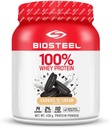 BIOSTEEL 100% Whey Protein Powder - Cookies & Cream, 14 μερίδες, 24g πρωτεΐνη, πρωτεΐνη Whey για τους υπέρ αθλητές, χωρίς ζάχαρη, rBGH δωρεάν, μη-GMO, ενισχυμένη αποκατάσταση και οικοδόμηση μυών