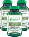 Green Organic Supplements Butterbur, Feverfew, Analgesic, Painkiller, & Headache Suppressor, 90 VCaps, High Absorbable, Non-GMO, Gluten-Free (Pack of 3)
