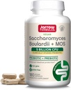 Jarrow Formulas Saccharomyces Boulardii + MOS - 5 Billion Organisms Per Serving - 180 Delayed Release Veggie Caps - Probiotic + Prebiotic - Intestinal Tract Support - Up to 180 Servings