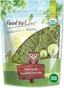 Food to Live Organic Alfalfa Powder, 1.5 Pounds - Non-GMO, Raw Dried Whole Young Leaves, Vegan, Great for Baking, Juices, Smoothies, Shakes, Tea, and Drinks. Good Source of Dietary Fiber and Protein