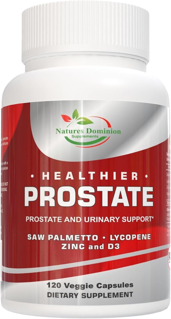 Saw Palmetto για άνδρες, λυκοπένιο, ψευδάργυρος, βιταμίνη D3. Συμπληρώματα Prostate για άνδρες, έλεγχο της ουροδόχου κύστης. Saw Palmetto συμπλήρωμα για τους άνδρες.