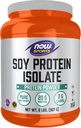NOW Foods Sports Nutrition, Soy Protein Isolate 20 g, 0 Carbs, Unflavored Powder, 2-Pound