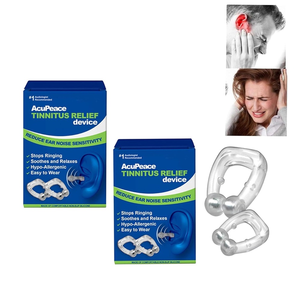 Generic Ear Popper Ear Relief Device, Ear Pressure Relief Device, Tinnitus Relief for Ringing Ears (2pairs)