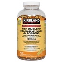 Costco Εταιρείες Inc. Kirkland Υπογραφή 100% Wild Fish Oil Blend με Salmon Oil Αλάσκας, 1000mg, 400 Softgels
