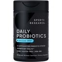 Sports Research Daily Probiotics with Prebiotics, 60 Billion CFU - Vegan Capsules for Gut Health & Digestive Support, Probiotics for Women & Men - Non-GMO Verified & Gluten Free - 30 Count