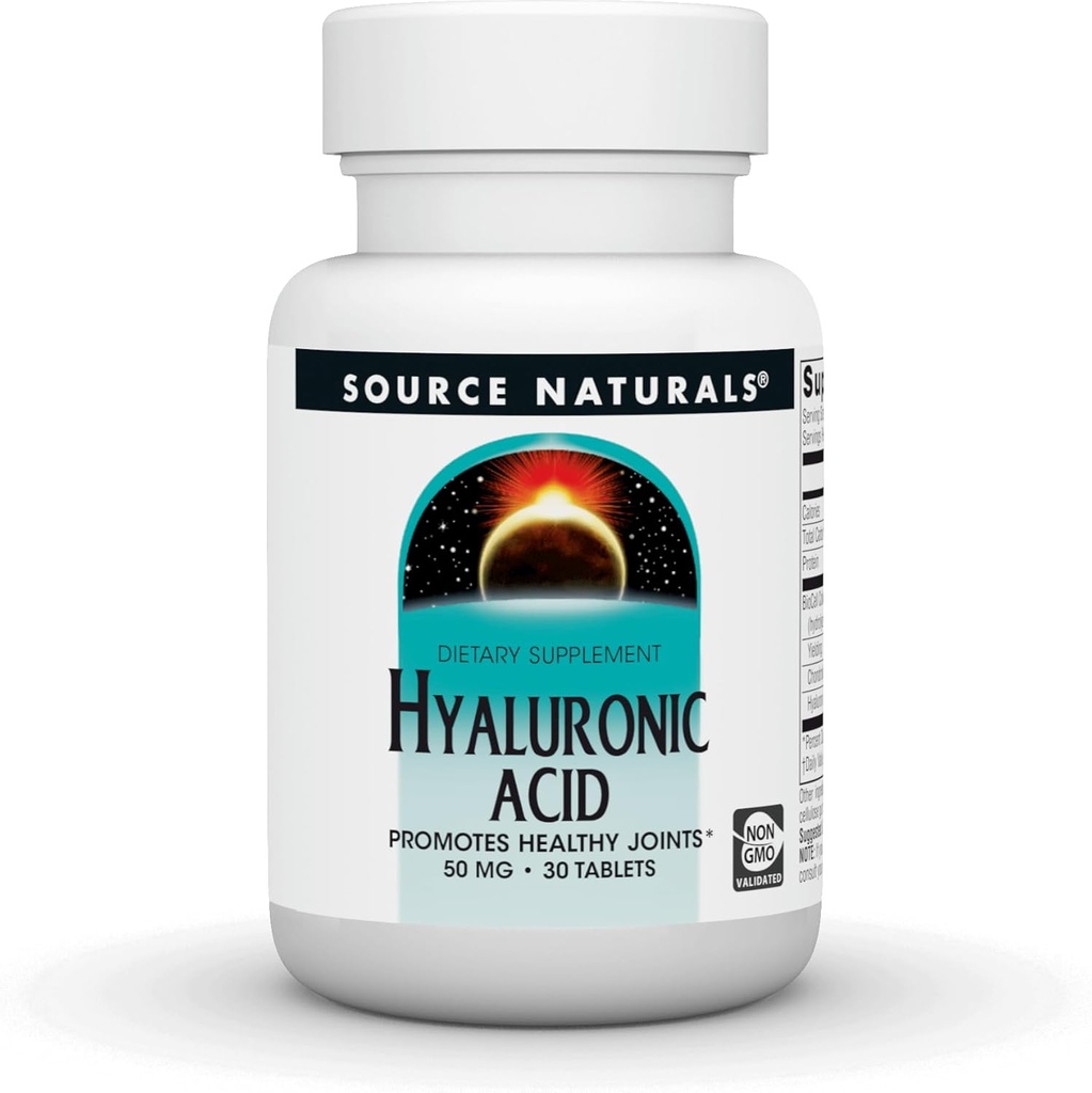 Source Naturals Υαλουρονικό οξύ, 50mg, 30 δισκία