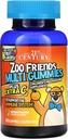 21ος αιώνας Zoo Friends Multi Gummies Plus Extra C, Fruit Flavors, 60 Count