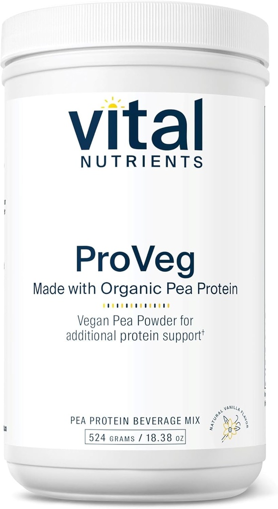 Vital Nutrients ProVeg Organic Pea Protein 524g 