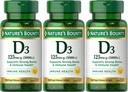 Βιταμίνη D3 125 mcg-5000 IU της φύσης Softgels, μέγιστη περιεκτικότητα 150 ea ( Συσκευασία των 3)
