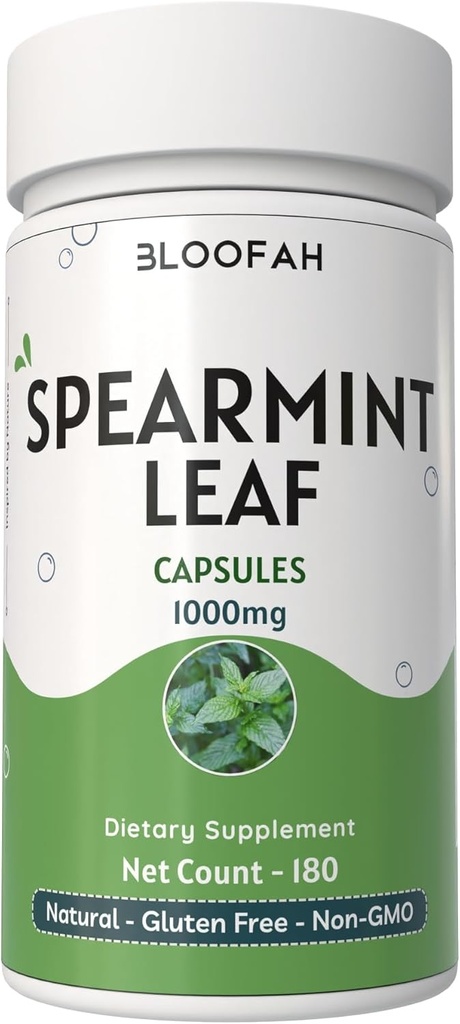 Κάψουλες φύλλων Spearmint 1000mg σε σκόνη 