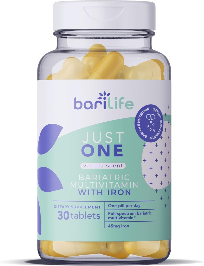 Just One - Once Daily Bariatric Multivitamin with Iron (30)