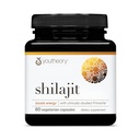 Youtheory Shilajit - PrimaVie Himalayan Shilajit Capsules - Supports Energy, Stamina & Endurance* - Gluten Free - 60 Capsules (30-Day Supply)