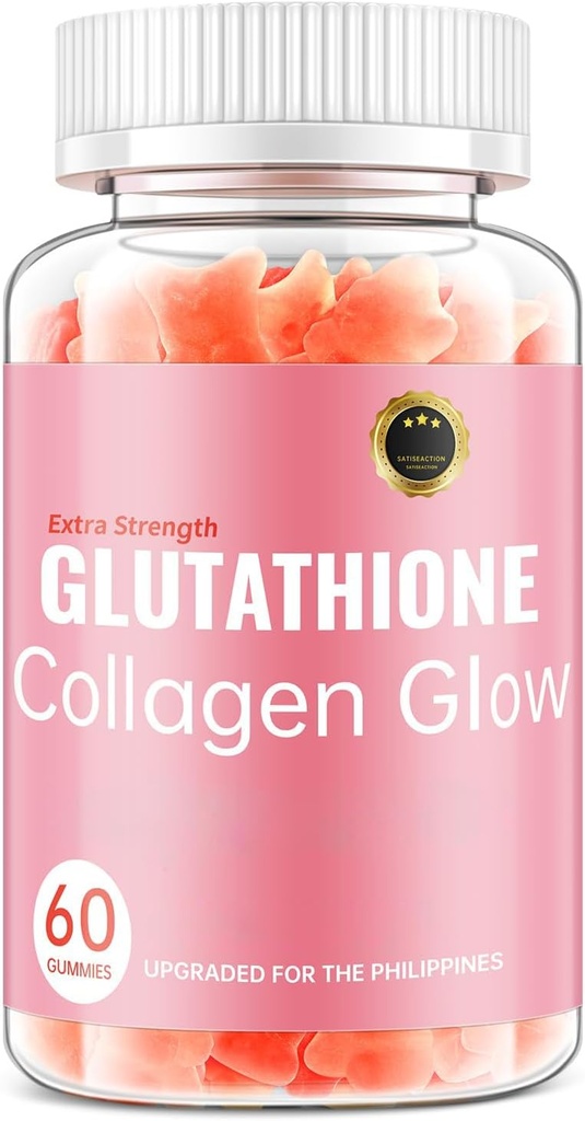 Glutathione Collagen Glow Gummies για γυναίκες, Glutathione Collagen Glow Gummies για Dark Spot, 60/120Pcs Κορεάτικα Βιολογικά Glow Beauty Collage για φροντίδα δέρματος(2)